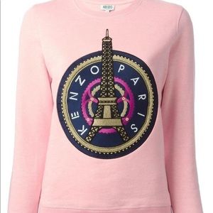 Authentic Pink Eiffel Tower Kenzo Sweatshirt